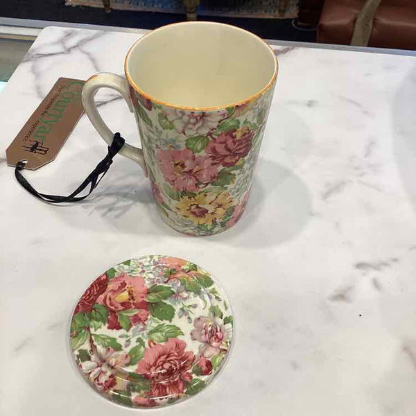 Chintzware Mug/Lid