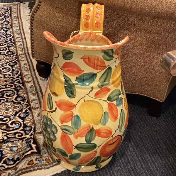Large Italian Hand Painted Pitcher