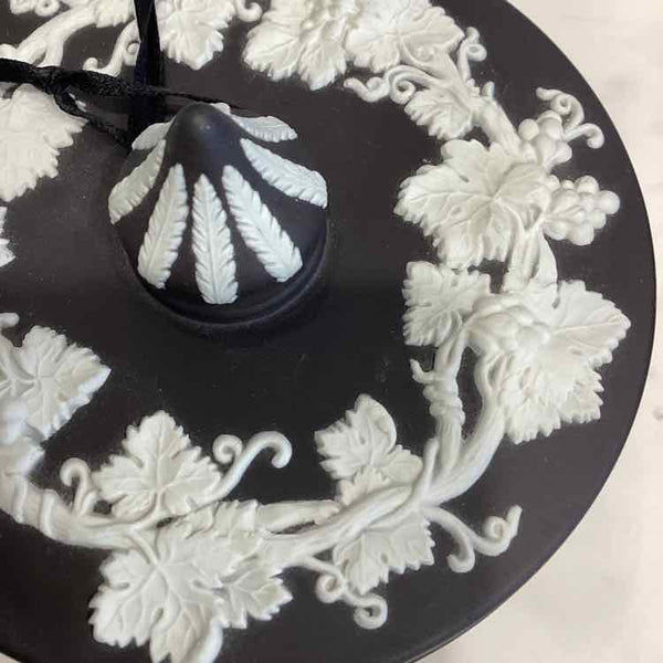 Wedgwood Black Jasperware Covered Box