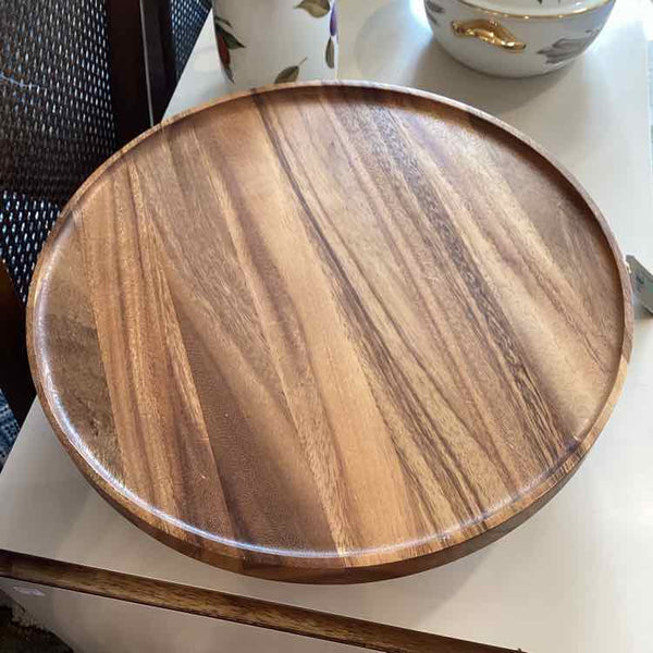 Wooden Cake Plate