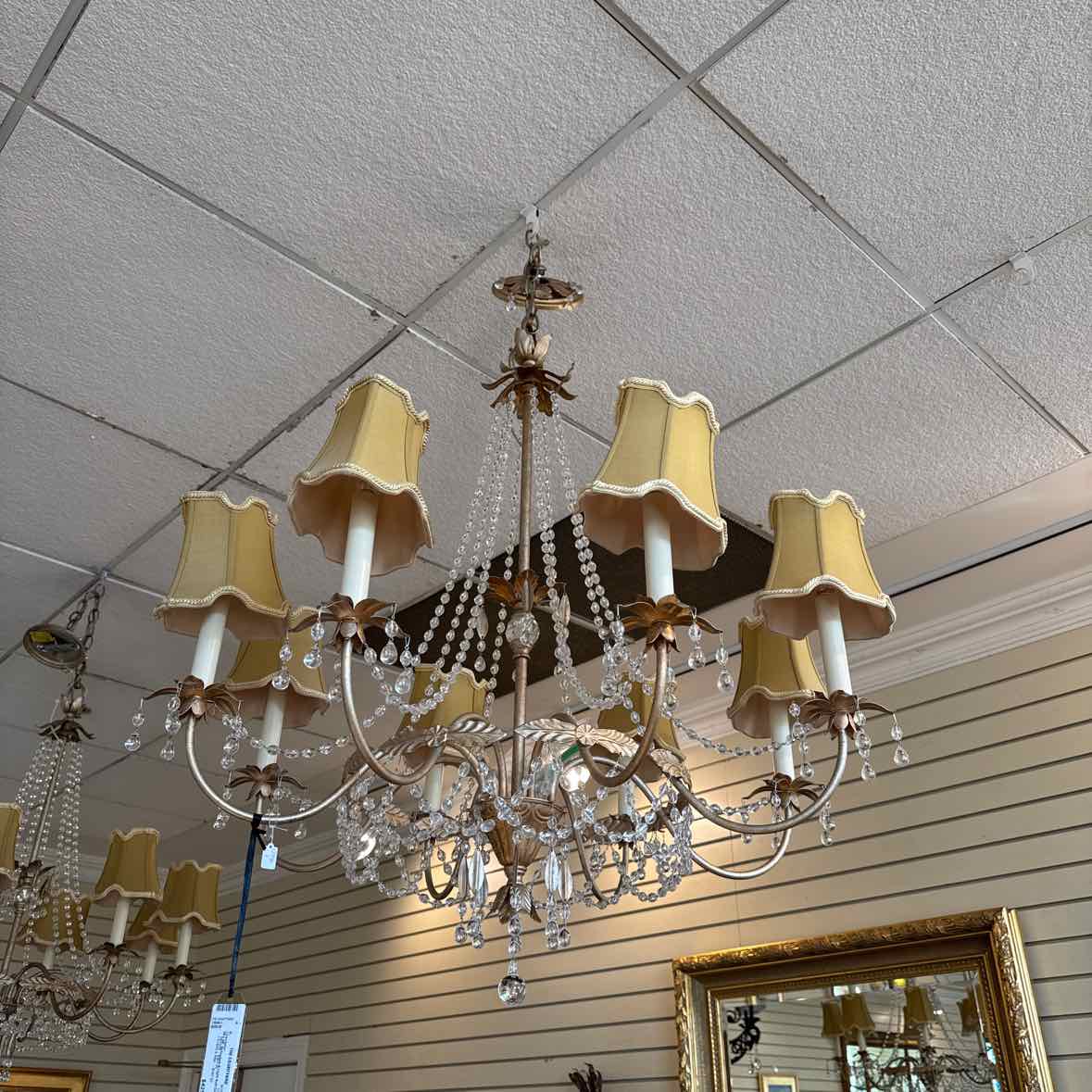 Schonbek 8 Light Chandelier