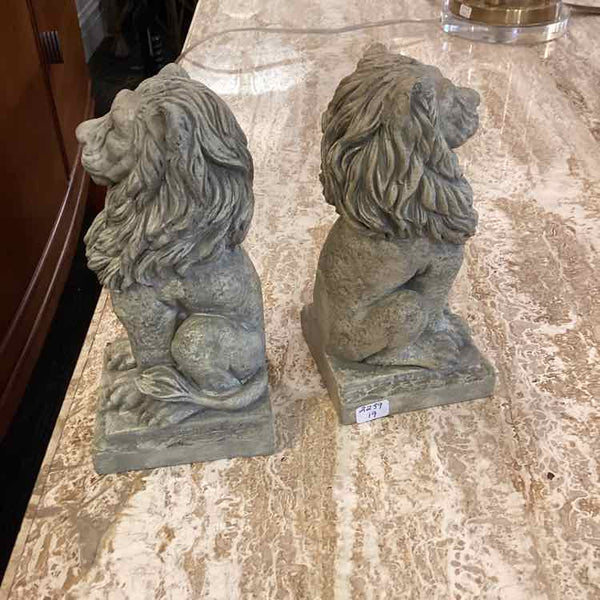 Lion Toscano Resin  Bookends