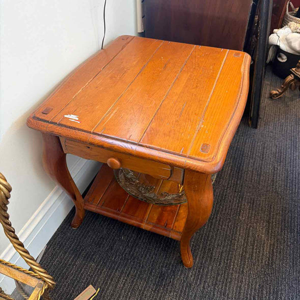 Wide Plank Side Table