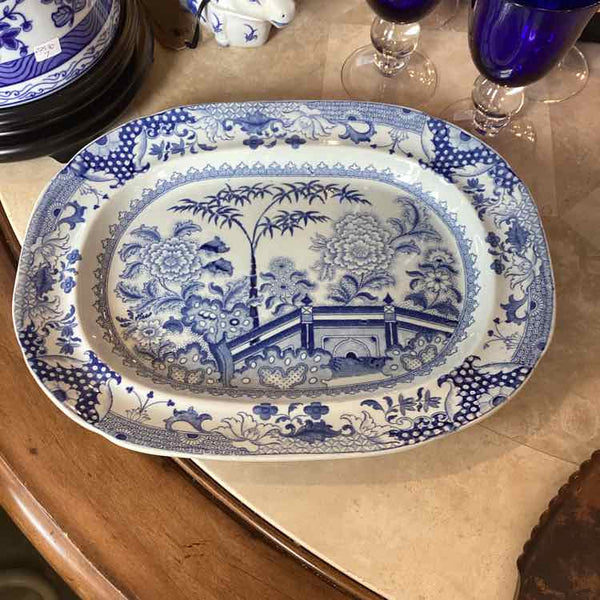 Blue/White Davenport Stone China Tray