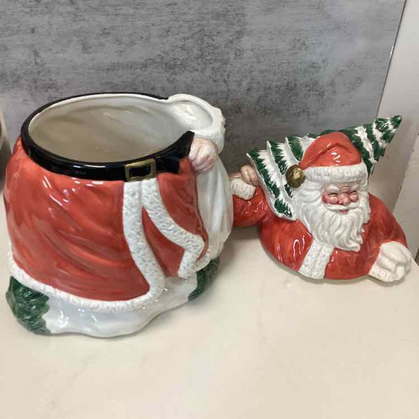 German Santa Cookie Jar (Ominous by Fitz & Floyd)