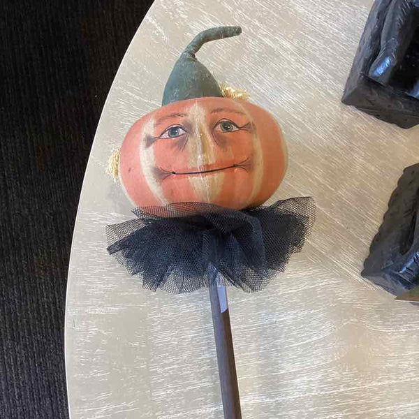 "As Is" Joe Spencer Pumpkin On A Stick