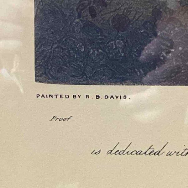 Hunt Scene Engraving "Winfield"