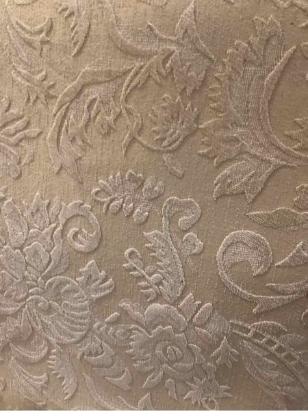 Gold Upholstered Skirted Dining Chair