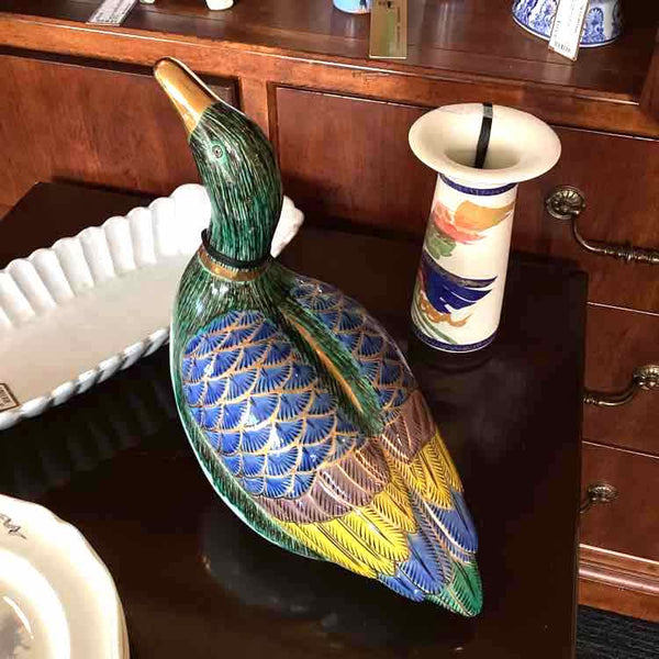 Kutani/Satsuma Hand Painted Duck