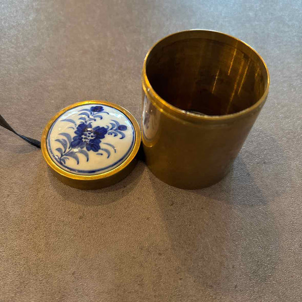 Round Brass Box