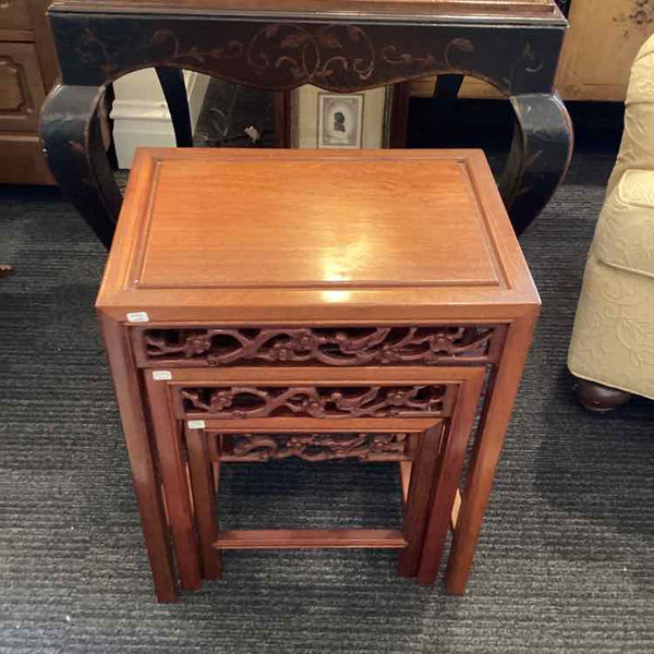 Three Asian  Nesting Tables
