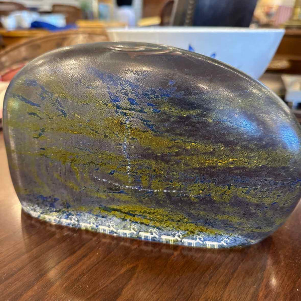 Kosta Sweden Glass Paperweight