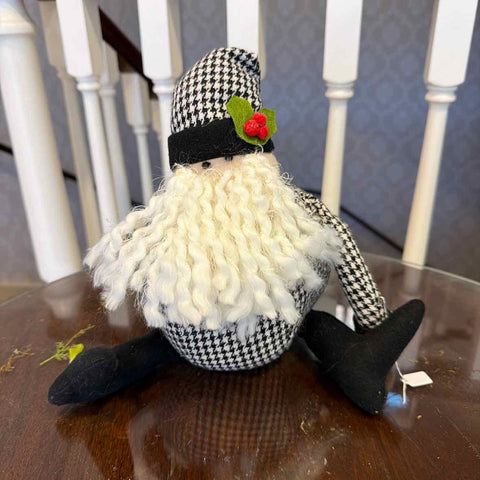 Weighted HoundsTooth Santa