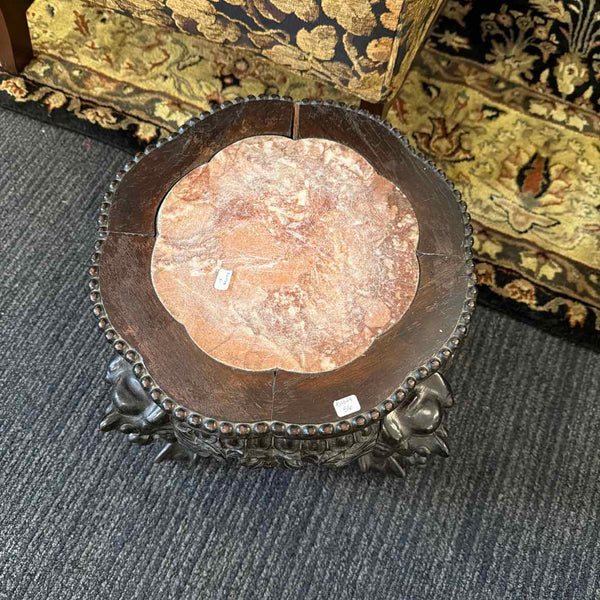 Marble Top Plant Stand