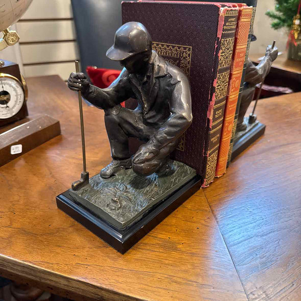 Golfer Bookends