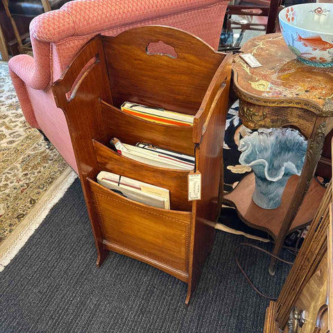 Mahogany Magazine Rack