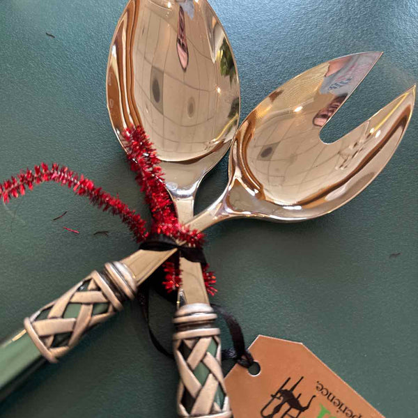 Vietri Aladdin Green Salad Server Set