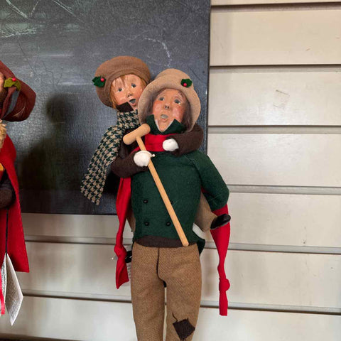 Byers' Choice Bob Cratchit And Tiny Tim