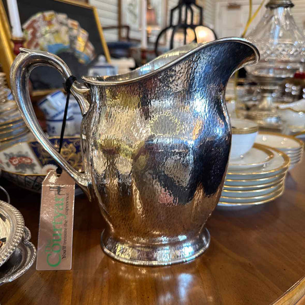Hammered Arts & Crafts Style Pitcher