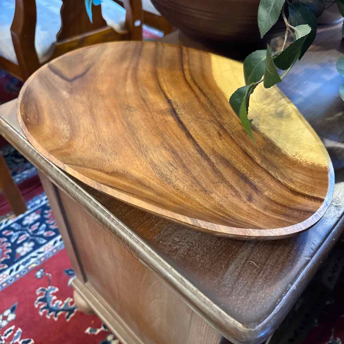 Hand Carved Wood Platter