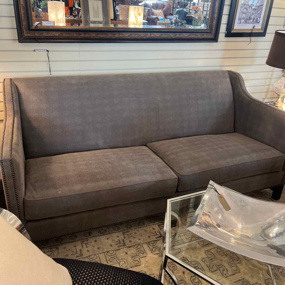Walter E. Smith Gray Sofa