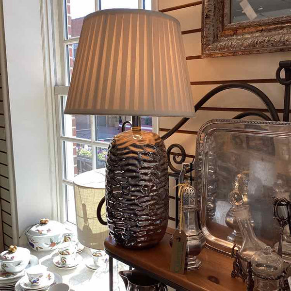 Lamp with Silver Base