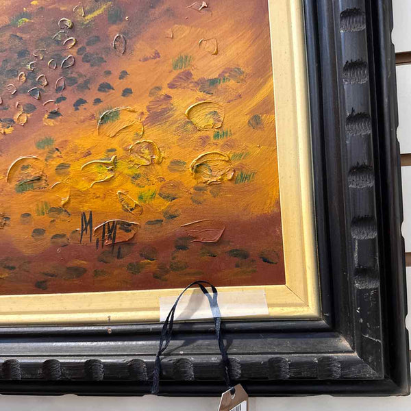 Mexican Village - Signed Oil