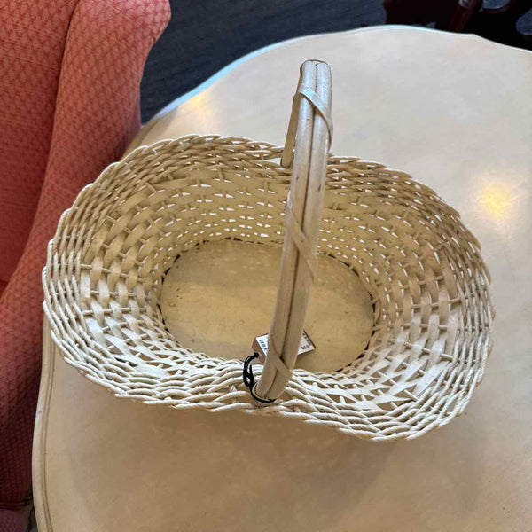 Vintage White Basket