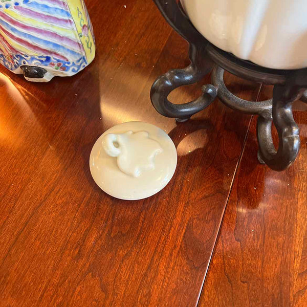 Asian Vase With Stand