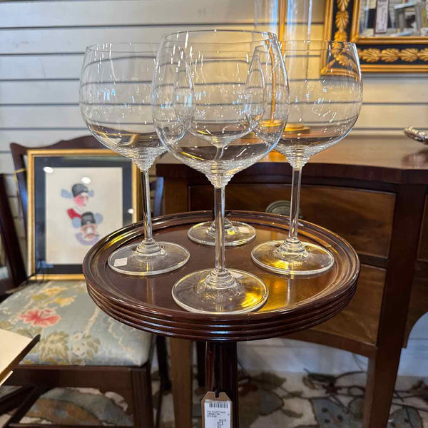 Four Riedel  Chardonnay Glasses