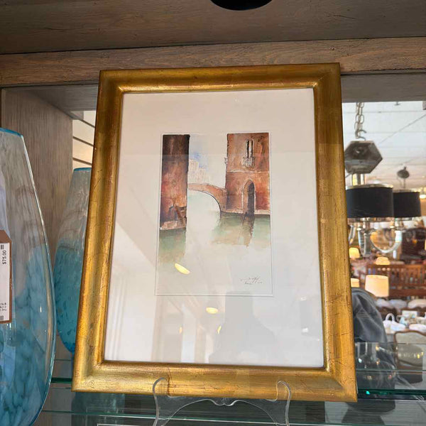 Framed Venice Artwork by Daniel Airm