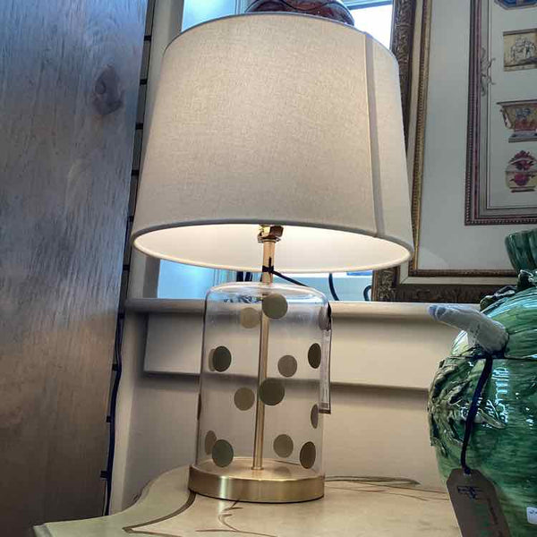 Kate Spade Lamp with Gold Dots