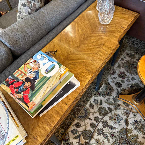 Parquet Top Console Table