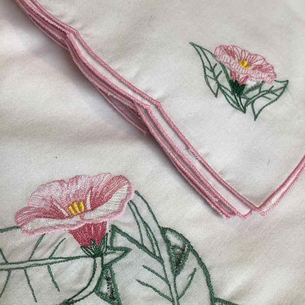 Cotton Table Cloth with 11 Matching Napkins