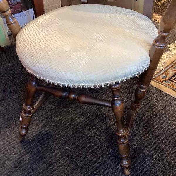 Victorian Greek Pattern Nailhead Chair