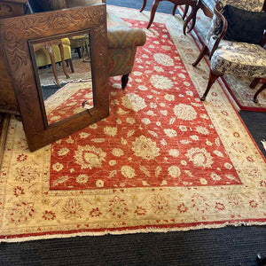 Red and Beige Rug