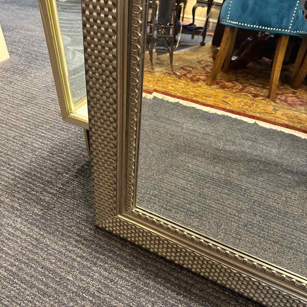 Silver Beveled Mirror