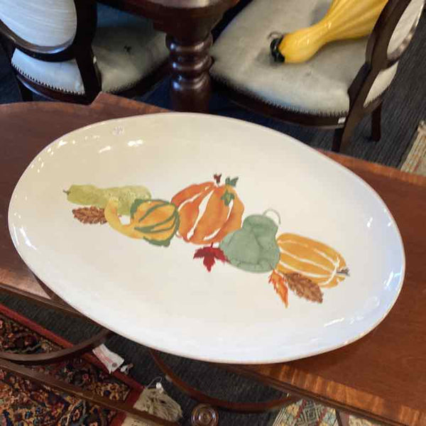 Crate & Barrel Pumpkin Serving Bowl