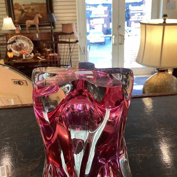 Hospopka Pink Glass Vase