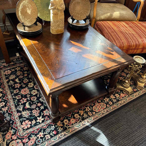 Parquet Top Coffee Table