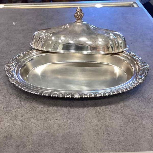 Silverplate Butter Dish