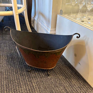 Rust And Green Metal Basket