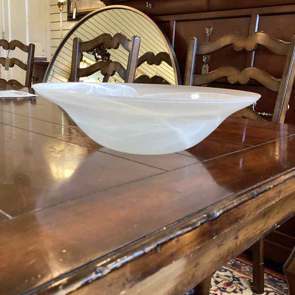 Opaque Alabaster-like Glass Bowl