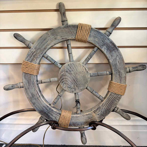 Rustic Ship Wheel