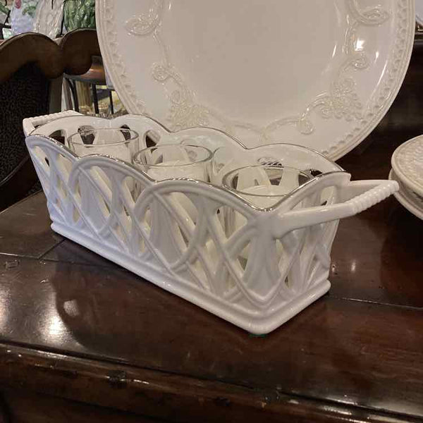 Lenox Illuminations Platinum Centerpiece Votive Caddie