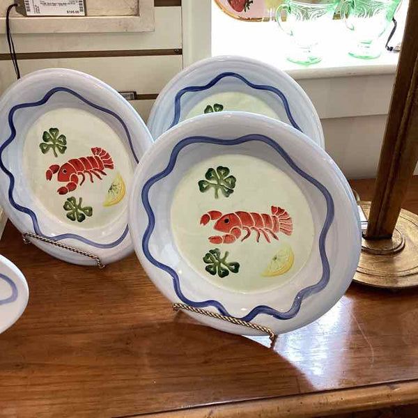Six Lobster Plates