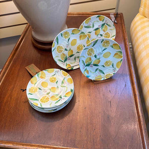 8 Lemon Dessert Plates