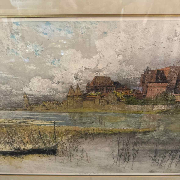 "Marienburg Castle" Etching