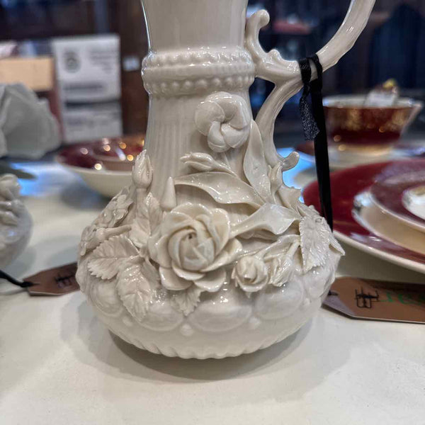 Belleek Aberdeen Pitcher/Green Mark