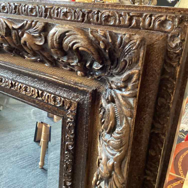 Large Mirror with Bronze Frame